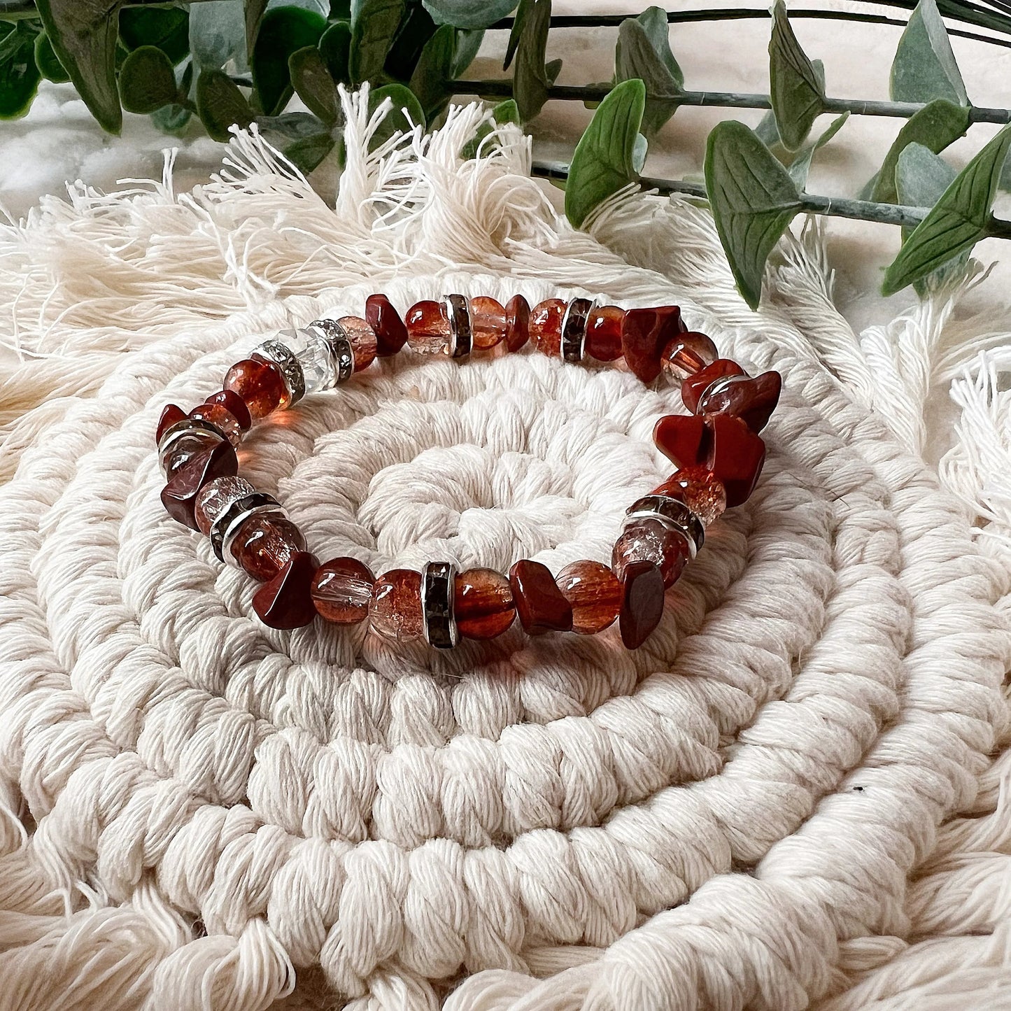 Carnelian Glow Bracelet