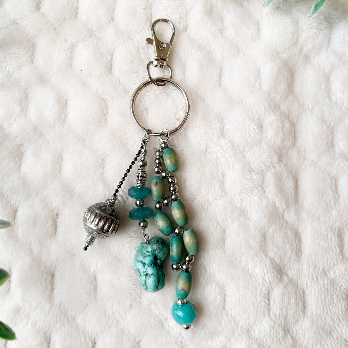 Turquoise Treasure Keychain